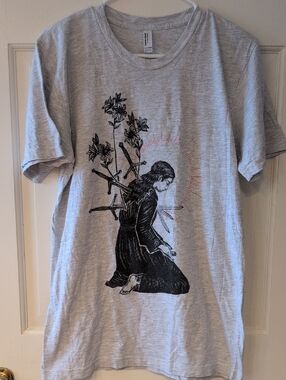 American Apparel Light Gray Crewneck Tee